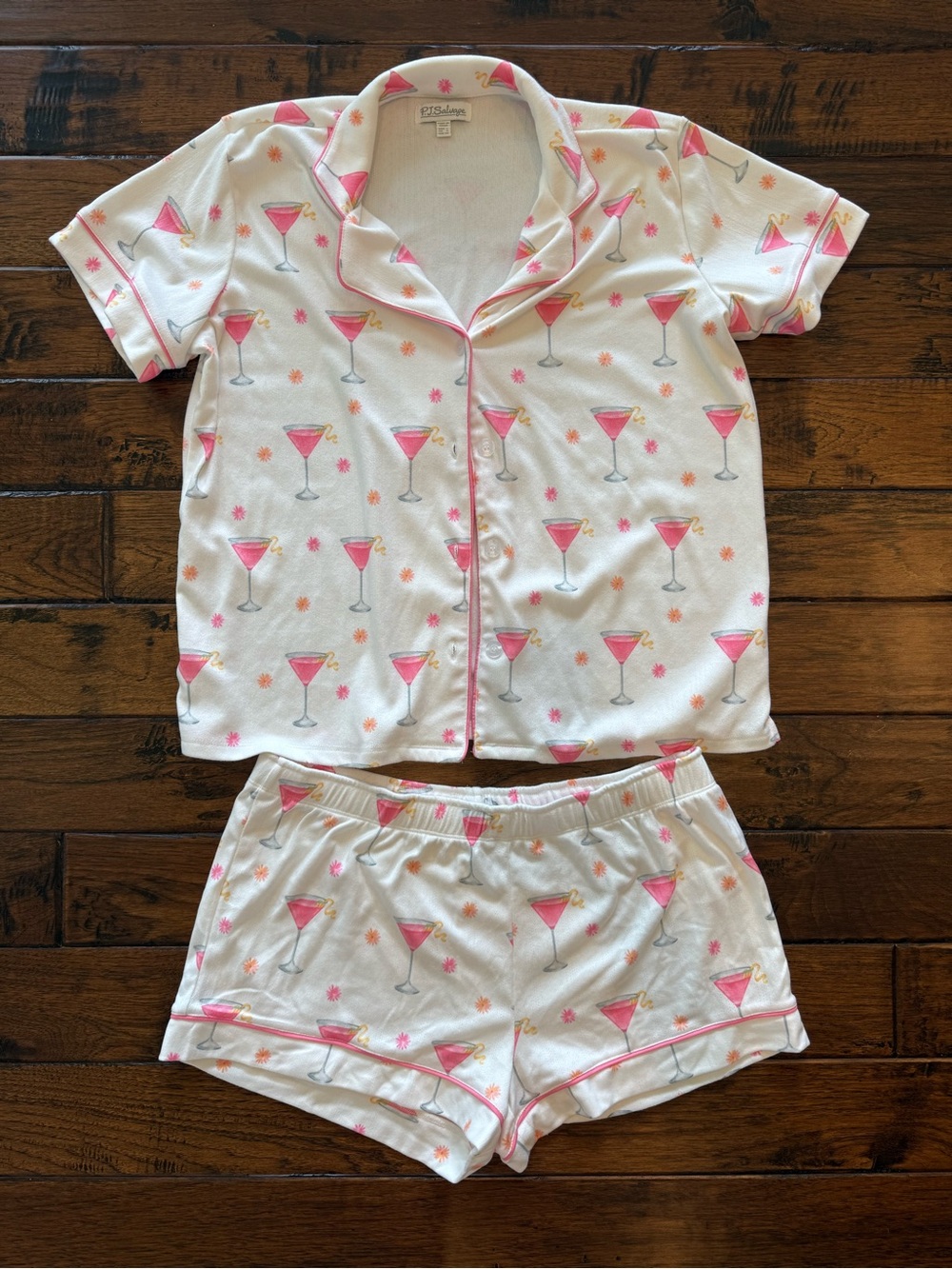 P.J. Salvage Cosmopolitan Pajama shorts set